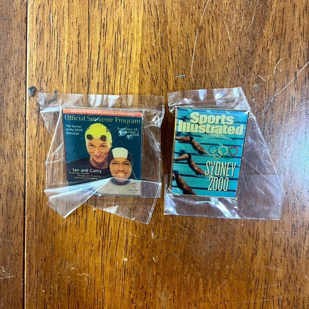 2000 Vintage Sydney Olympics Sports Illustrated Pin / Official Souvenir NEW
